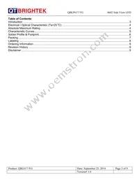 QBLP617-YG Datasheet Page 2