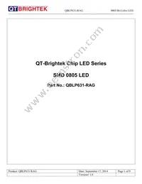 QBLP631-RAG Datasheet Cover