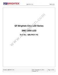 QBLP631-YG Datasheet Cover