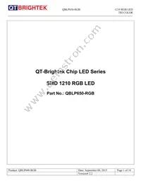 QBLP650-RGB Datasheet Cover