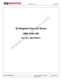 QBLP650-S1 Datasheet Cover