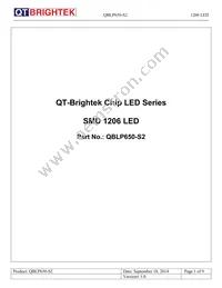 QBLP650-S2 Datasheet Cover
