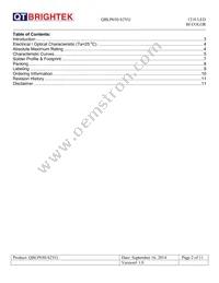 QBLP650-S2YG Datasheet Page 2