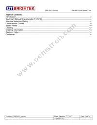 QBLP651-IW Datasheet Page 2