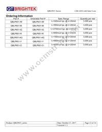 QBLP651-IW Datasheet Page 13