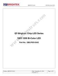 QBLP653-SAG Datasheet Cover