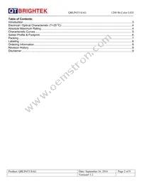 QBLP653-SAG Datasheet Page 2