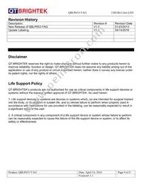 QBLP653-YAG Datasheet Page 9