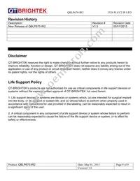 QBLP670-IR2 Datasheet Page 9