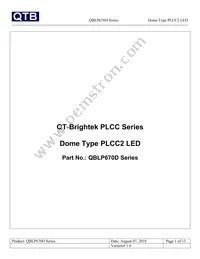QBLP670D-IB Datasheet Cover
