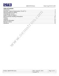 QBLP670D-IB Datasheet Page 2