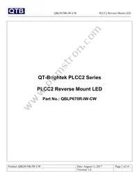 QBLP670R-IW-CW Datasheet Cover