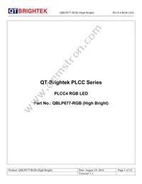 QBLP677-RGB (HIGH BRIGHT) Datasheet Cover