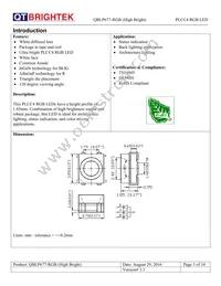 QBLP677-RGB (HIGH BRIGHT) Datasheet Page 3