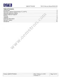 QBLP677R-RGB Datasheet Page 2