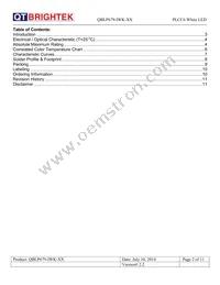 QBLP679-IWK-WW Datasheet Page 2