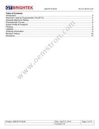 QBLP679-RGB Datasheet Page 2