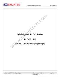 QBLP679-RK (HIGH BRIGHT) Datasheet Cover