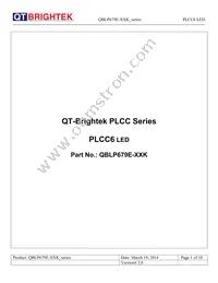 QBLP679E-IGK Datasheet Cover