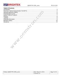 QBLP679E-IGK Datasheet Page 2