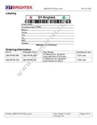 QBLP679E-IGK Datasheet Page 9