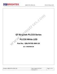 QBLP679E-IWK-CW Datasheet Cover