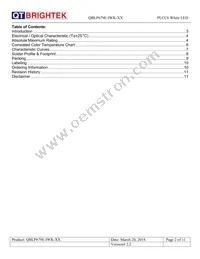 QBLP679E-IWK-CW Datasheet Page 2