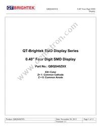 QBQS400AG Datasheet Cover