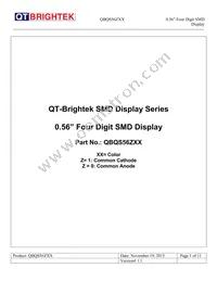 QBQS560AG Datasheet Cover