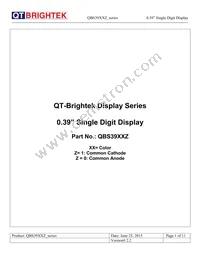 QBS39IB1 Datasheet Cover