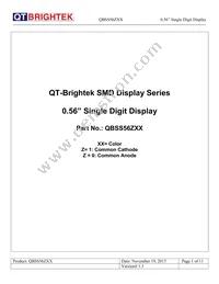 QBSS560R Datasheet Cover