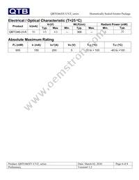 QBTO46-UVA Datasheet Page 4