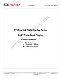 QBTS400R Datasheet Cover