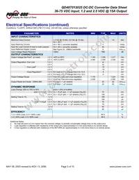 QD48T012025-NCB0 Datasheet Page 3