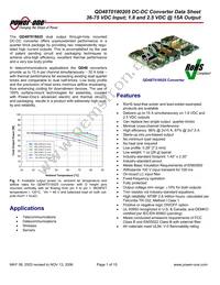 QD48T018025-PAB0 Datasheet Cover