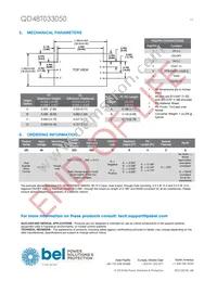 QD48T033050-PBA0G Datasheet Page 15