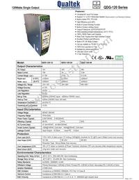 QDG-120-48 Datasheet Cover