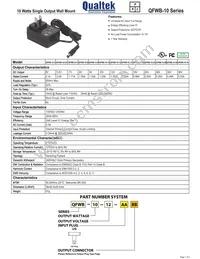 QFWB-10-5-US01 Datasheet Cover