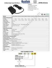 QFWB-30-5-US01 Datasheet Cover