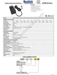 QFWB-36-12-US01 Datasheet Cover