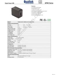 QFWC-10-05 Datasheet Cover