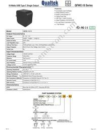 QFWC-18-12-USCR Datasheet Cover