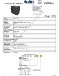 QFWC-30-20-USCR Datasheet Cover