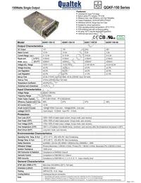 QGKF-150-48 Datasheet Cover
