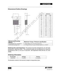 QH03TZ600 Datasheet Page 5