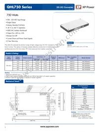 QHL750300S28 Datasheet Cover