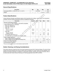 QHW075G71 Datasheet Page 4