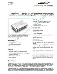 QHW100F1-Q Datasheet Cover