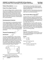 QHW100F1-Q Datasheet Page 12