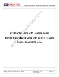 QLA694B-HG Datasheet Cover